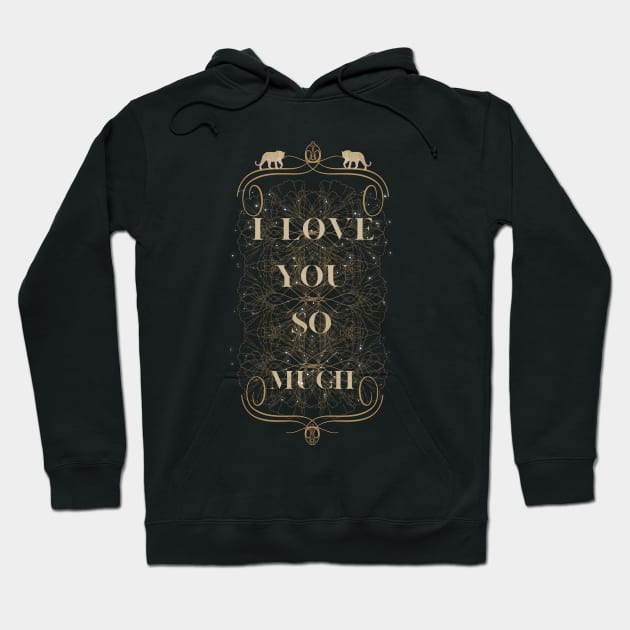 i love you so much Hoodie by crearty art